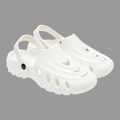 Golf Men Clogs(White , 8)
