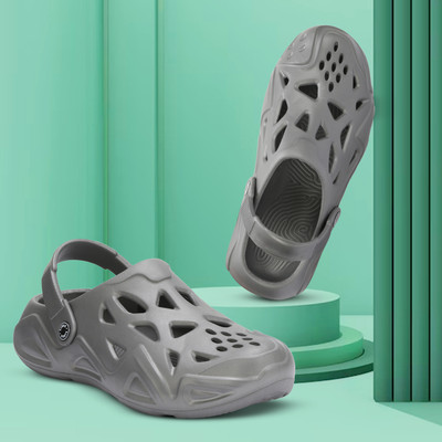 FLYNFIT Men Clogs(Grey , 9)