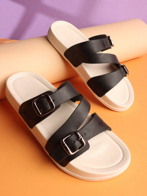 Layasa Women Sandals(Black , 8)