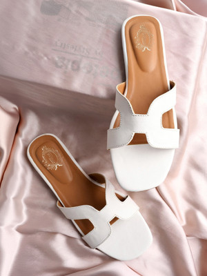 SHOETOPIA Women Flats(White , 3)