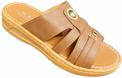 Al-raeeb Men Sandals(Tan , 6)