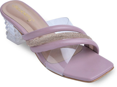 Dressberry Women Heels(Pink , 4)