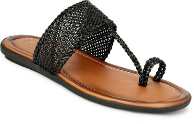 Master Gold Women Flats(Black , 8)