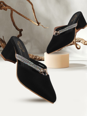 Denill Women Heels(Black , 8)