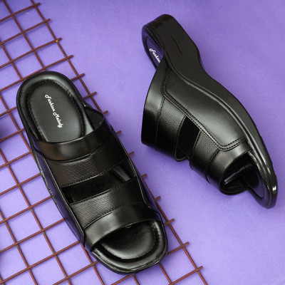 Fashion Melody Men Sandals(Black , 9)