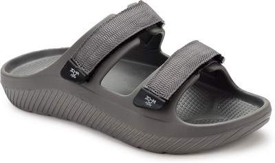 Zoom Shoes Lightweight Waterproof Sandals Velcro Soft Anti-Skid Adjustable & Comfy Men Casual(Grey , 6)