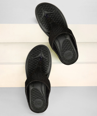 Bata Women Flats(Black , 5)