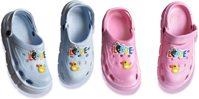 footpedia Women Wedges(Blue, Pink , 3)