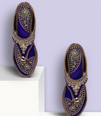 ZIYARAT COLLECTION Women Flats(Blue , 5)