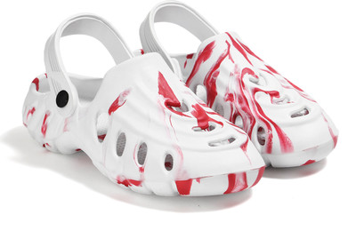 house of common Men Clogs(Red , 9)