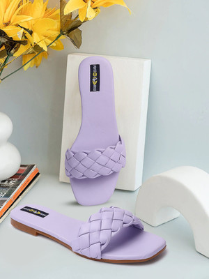 Bambam Women Flats(Purple , 5)
