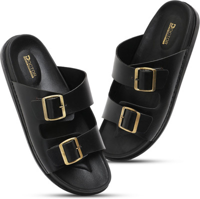 Footup Men Casual(Black , 7)