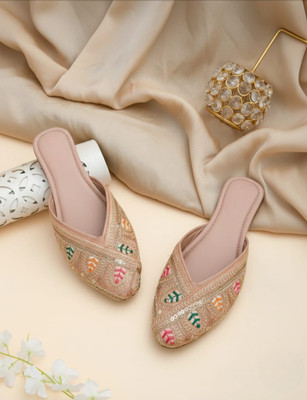 A S FOOT CRAFT Women Flats(Pink , 8)