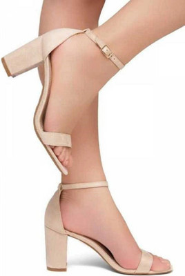 SKOLL Women Heels(Beige , 3)