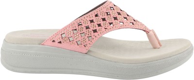 MEDIFEET Women Wedges(Pink , 5)