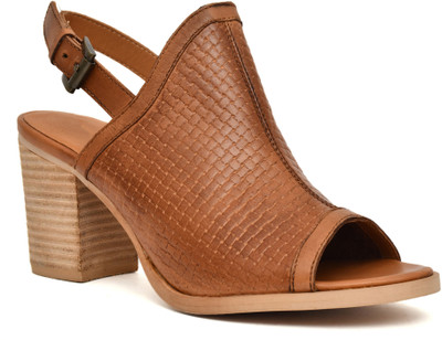 PILLAA Women Heels(Tan , 3)