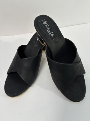 Rebornlife Women Heels(Black , 6)