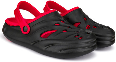 BERSACHE Men Flip Flops(Black , 6)