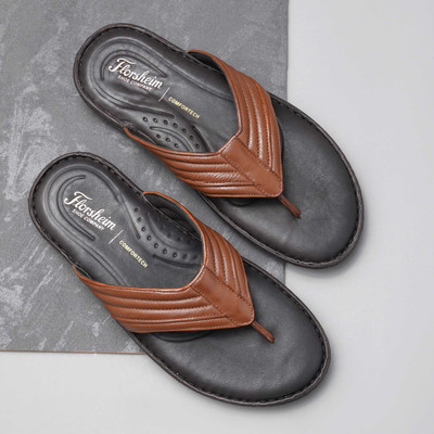FLORSHEIM Men Sandals(Tan, Black , 11)