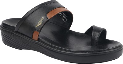 MEDIFEET Men Sandals(Black , 6)