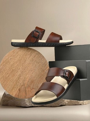 BIZORA Men Sandals(Black , 11)