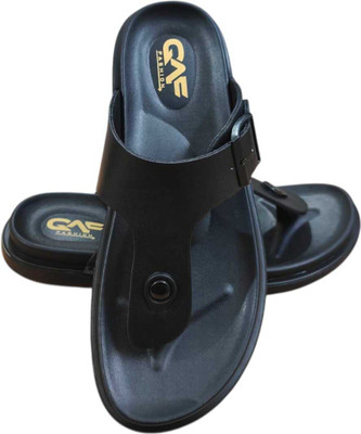 Qaf Fashion Men Flats(Black , 10)