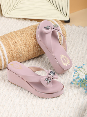 toestep Women Heels(Pink , 7)