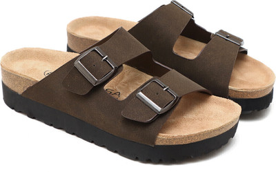 KANASA Men Sandals(Camel , 10)