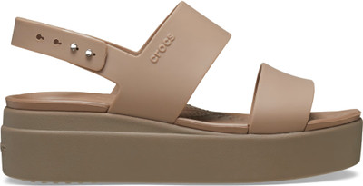 CROCS Brooklyn Low Women Flats(Beige , 6 UK/India)