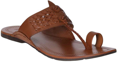 MOJUTTI Men Sandals(Tan , 9)