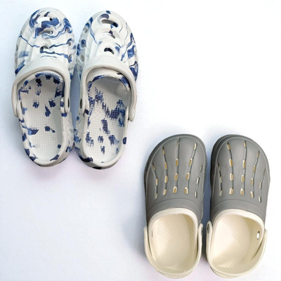 Monrav Men Clogs(Multicolor, Grey , 6)