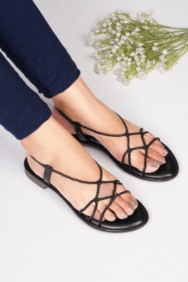 SELFIEE Women Black Flats