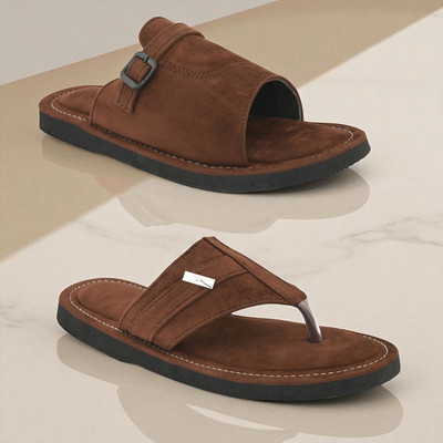 rajeraj Men Sandals(Brown, Tan , 10)