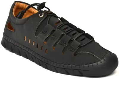 broniq CLOVE BLACK SHOES COMFORTABLE TREND PARTYWEAR SHOES FOR MEN Casuals For Men(Black , 8)