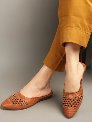 NIDIMA Women Flats(Tan , 7)