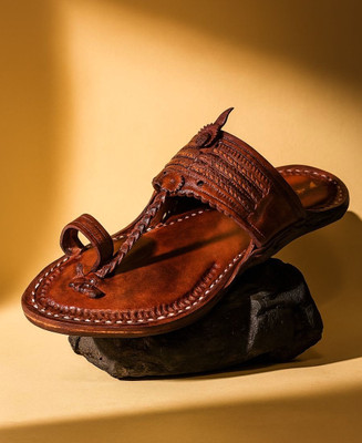 Kolhapuri Men Sandals(Brown , 8)