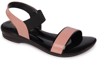 Big Bird Flat Casual Sandals for Women & Girls (Pink) Women Flats(Pink , 7)