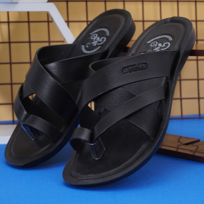GLB Men Flats(Black , 9)