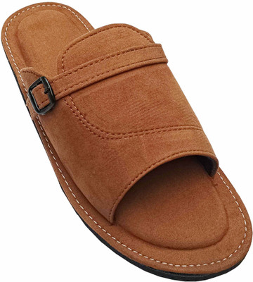 RA-Rock Men Flats(Brown , 6)