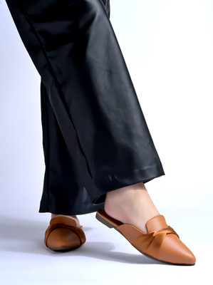 SHOETOPIA Women Flats(Tan , 3)