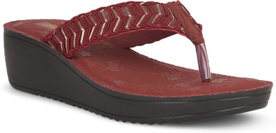 Bata Women Heels(Red , 6)