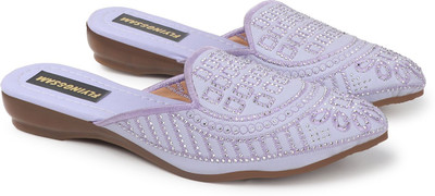 FLYING&SAM Women Flats(Purple , 3)