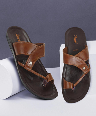 Paragon PUK2221G Slip-on| Comfortable Sole & Durable Men Sandals(Tan , 8)