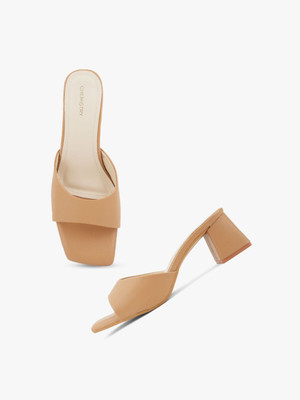 CHEMISTRY Women Heels(Beige , 3)