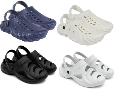 Golf Men Clogs(Navy, White, Black, Grey , 8)