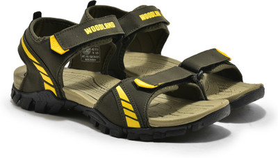WOODLAND Men Sandals(Olive , 6)