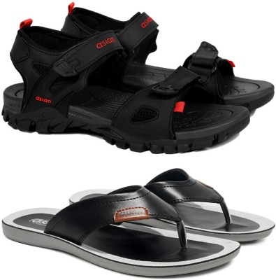 asian Men Sandals(Multicolor , 10)