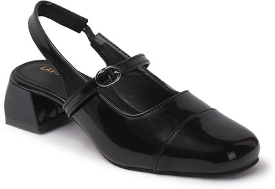 LAVIE Women Heels(Black , 5)