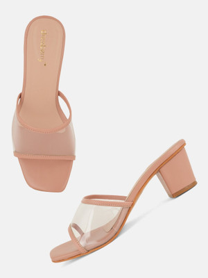Dressberry Women Heels(Pink , 7)