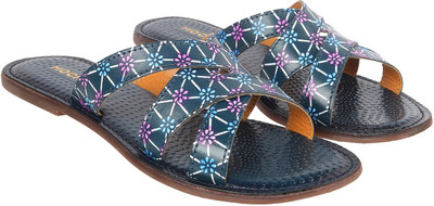 MOCHI Women Flats(Blue , 5)